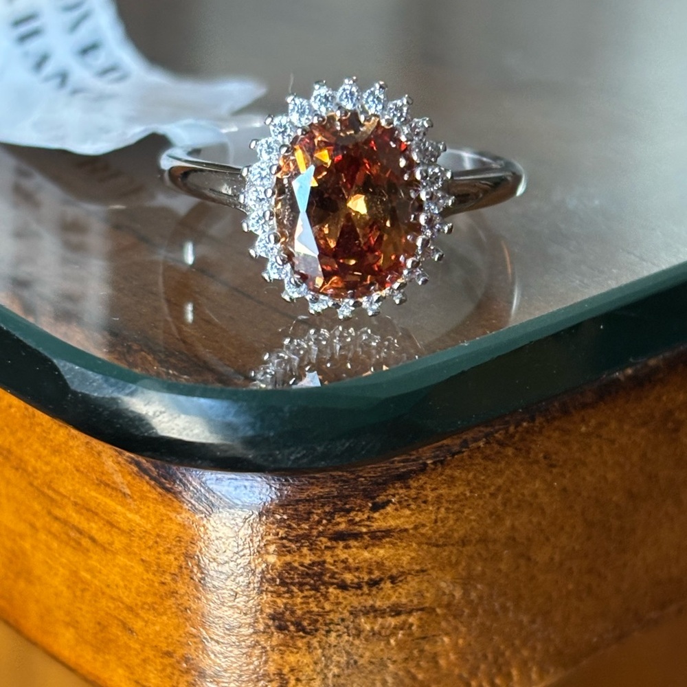 Tocara Mima Silver and Brown Ring